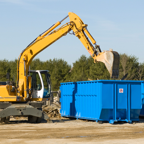 can i choose the location where the residential dumpster will be placed in Carlton